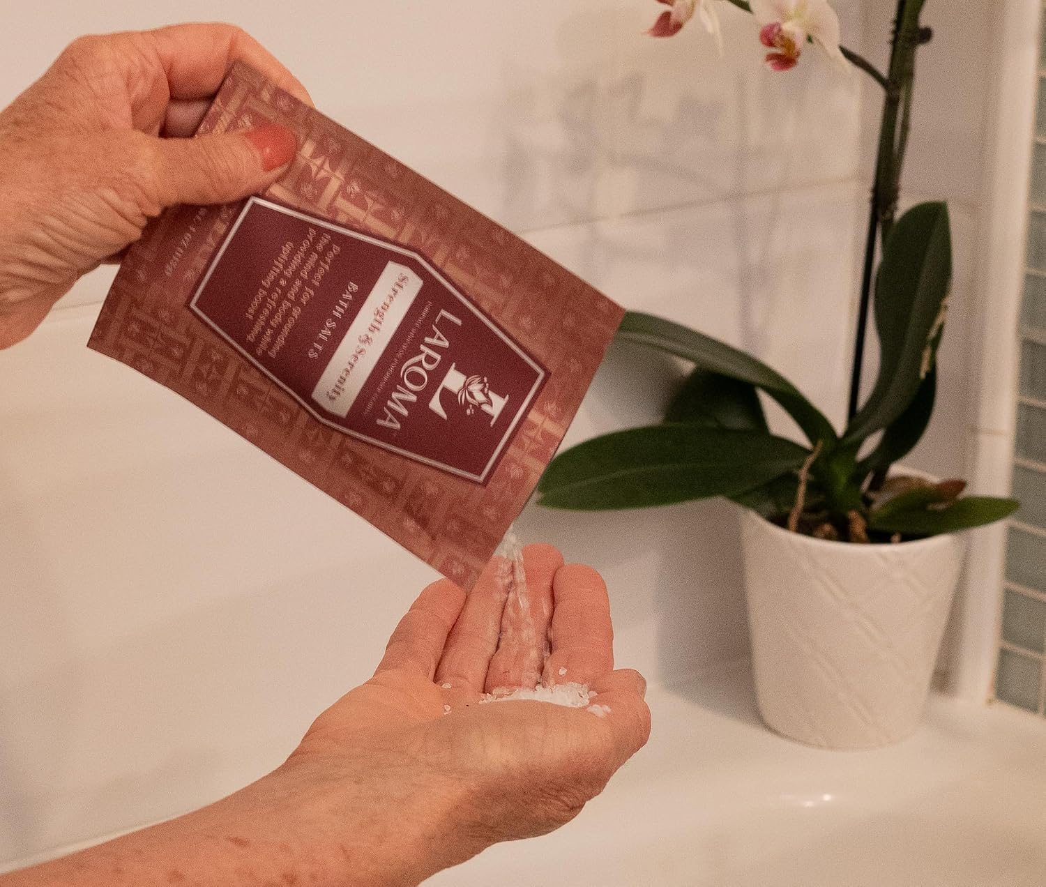 Laroma Bath Salts, Hand-Crafted in The USA, 5 Bags (4 oz Each), Variety Pack, 5 Artisanal Blends