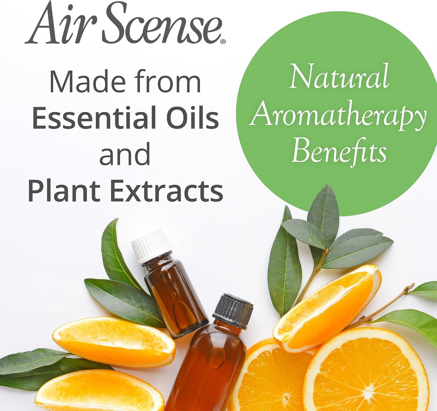 Air Scense Air Freshener Deodorizer Room Spray for Bathroom & Home, Essential Oils, Natural - 7 fl oz (1-Pack) (Orange)