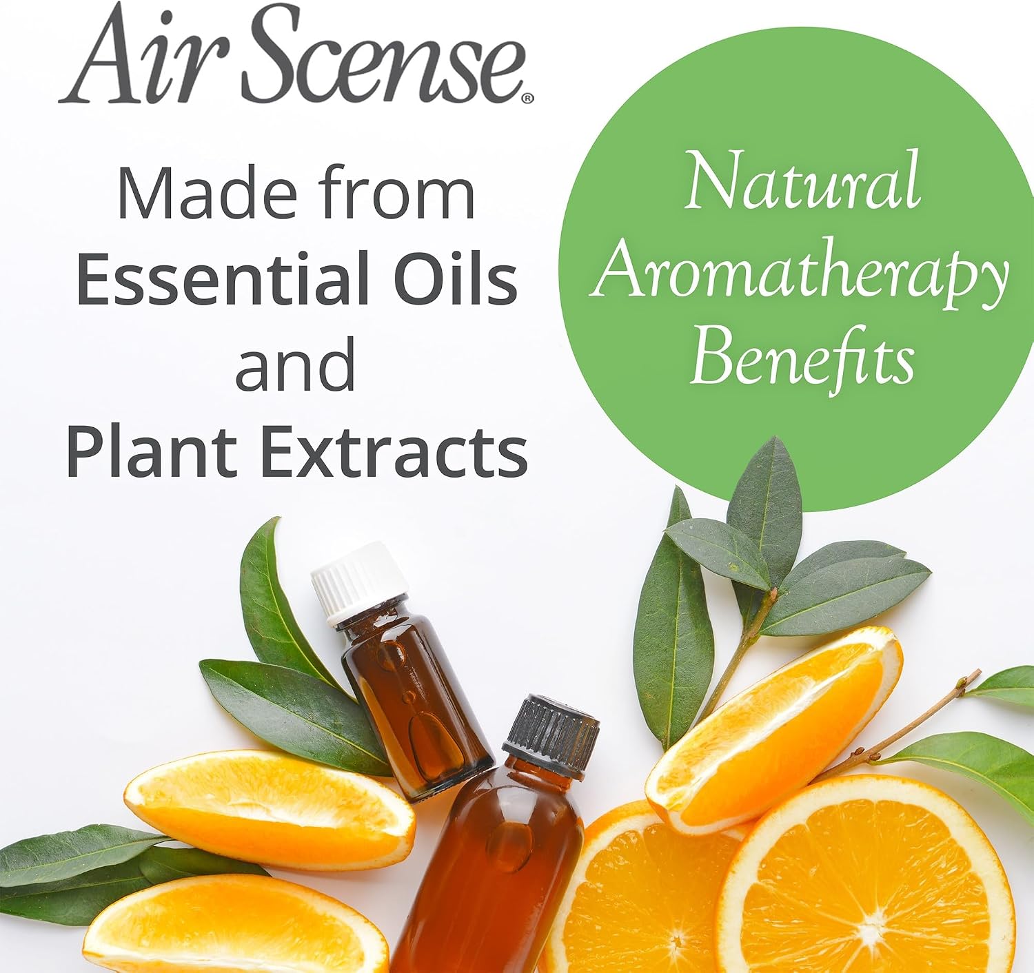 Air Scense Air Freshener Deodorizer Room Spray for Bathroom & Home, Essential Oils, Natural - 7 fl oz (1-Pack) (Orange)