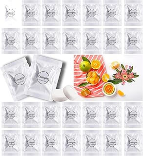 Car Air Freshener Refills, 30 Pcs Individual Package Car Air Vent Clip Replacement Pads Solid Fragrance Scent Air Freshener Refill Tablets (Cologne)