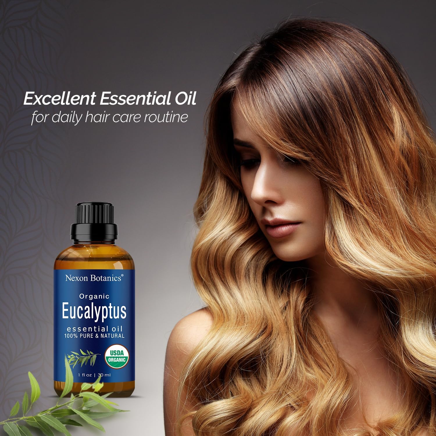 Organic Eucalyptus Essential Oil 30 ml - Pure, Natural Oil for Aromatherapy, Diffusers, DIY, Candle and Soap Making Scent - Nexon Botanics