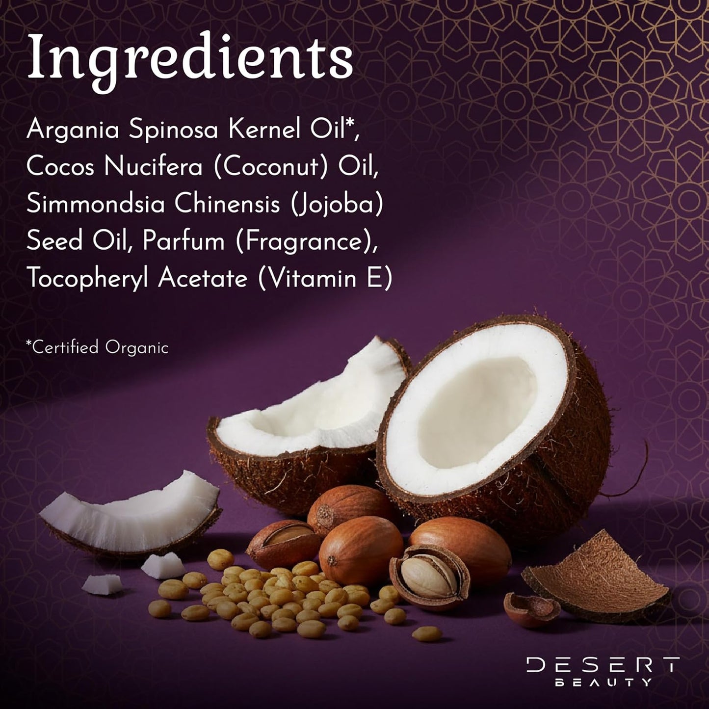 Argan Oil, 4 oz, Hair Oil Treatment for Dry Damaged Hair, Leave-in Conditioner, Hydrating, Strengthens, Natural, Cruelty Free