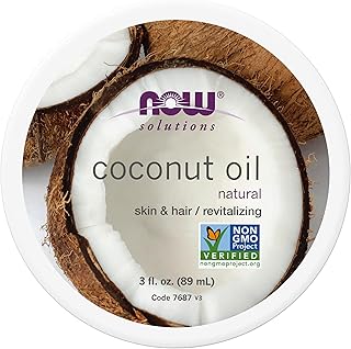 NOW Solutions, Coconut Oil, Naturally Revitalizing For Skin and Hair, Conditioning Moisturizer, Convenient Travel Size, 3-Ounce
