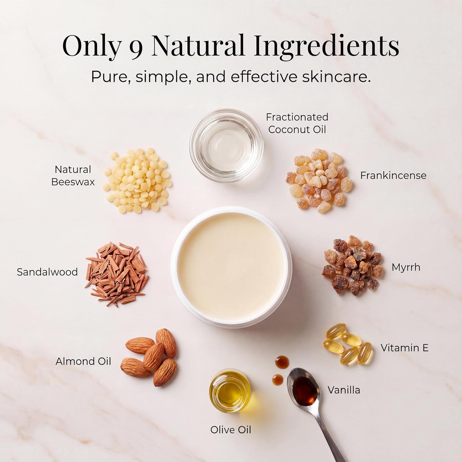 Vitality Extracts Skin Envy Essential Oil Balm - 6oz, Moisturizer, Beeswax, Vitamin A, Skin Care, All Natural, Coconut Oil