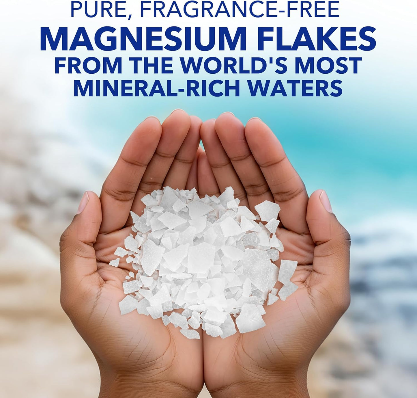 Ancient Oasis by Dr Teal's Magnesium Flakes, Fragrance Free, 2 lbs