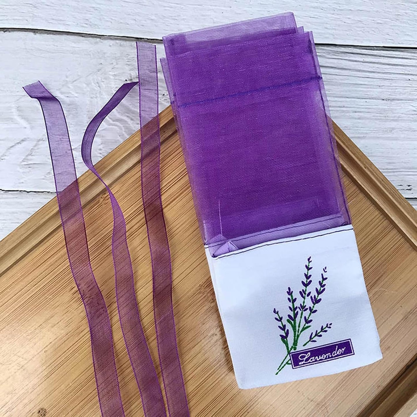 20PCS Empty Lavender Sachets Bags for Drawers and Wardrobes Closet Freshener Scents Lavender Bag Closet Freshener Scents Drawers Fragrances