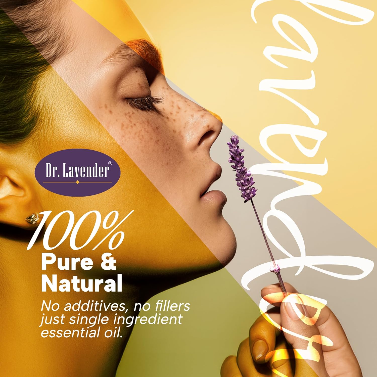 Dr. Lavender Natural Rosemary Essential Oil - 100% Botanical Scent for Hair Appearance & Scalp Massage - Revitalizing Aroma for Diffuser & Home Fragrance - 10ml