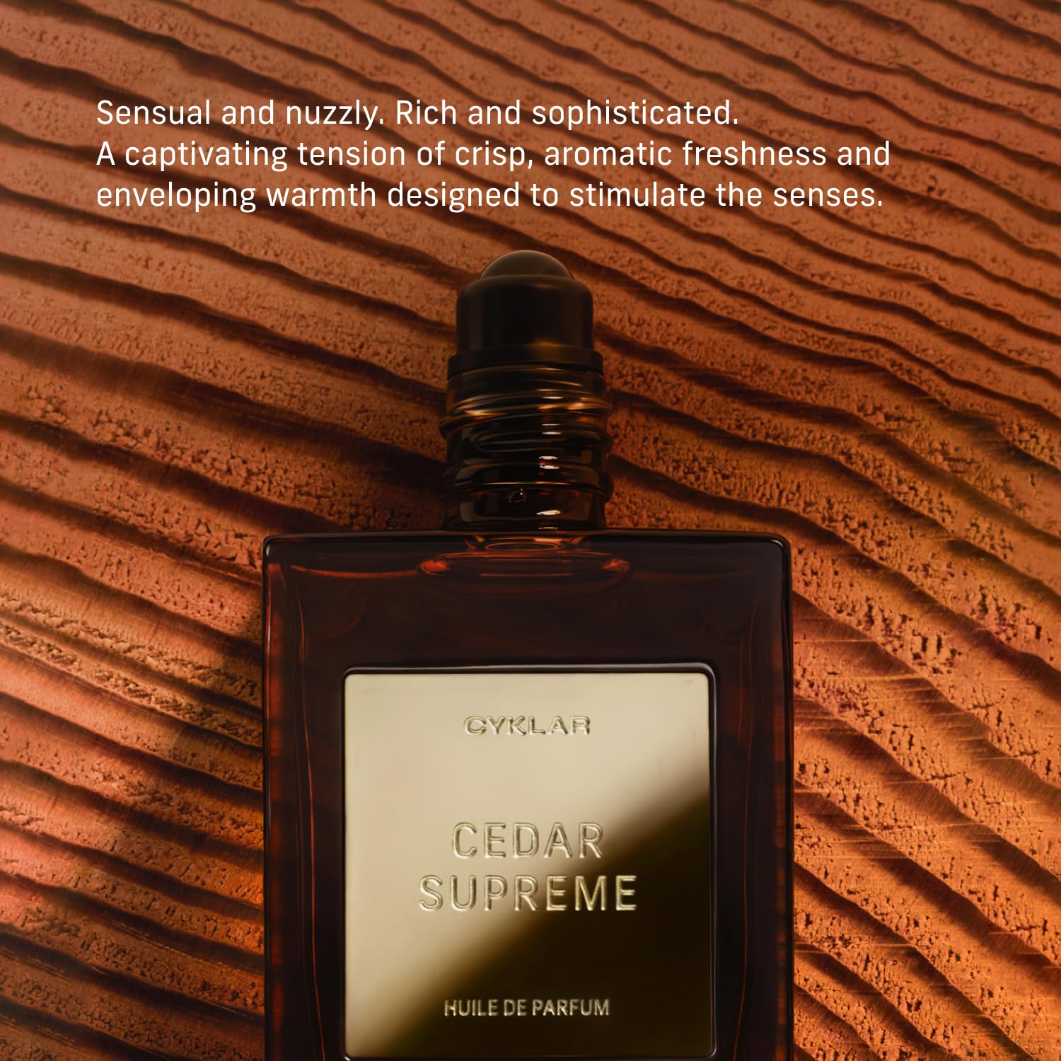 CYKLAR Perfume Oil for Skin – Cedar Supreme Scent – Crisp, Aromatic & Warm Perfume Fragrance with Bergamot, Lavender & Cedarwood Notes – Travel-Friendly 15ml