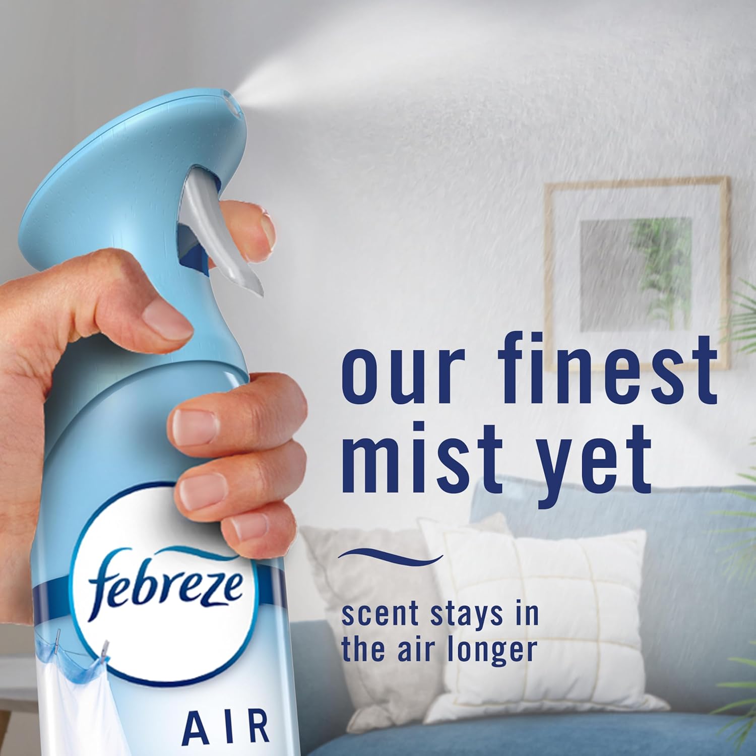 Febreze Air Mist, Air Freshener Spray, Odor Fighting Room Spray, Deodorizer for Home Bathroom Kitchen Office Apartment Dorm Room Classroom, Twilight Lavender Scent, 8.1oz (Pack of 2)
