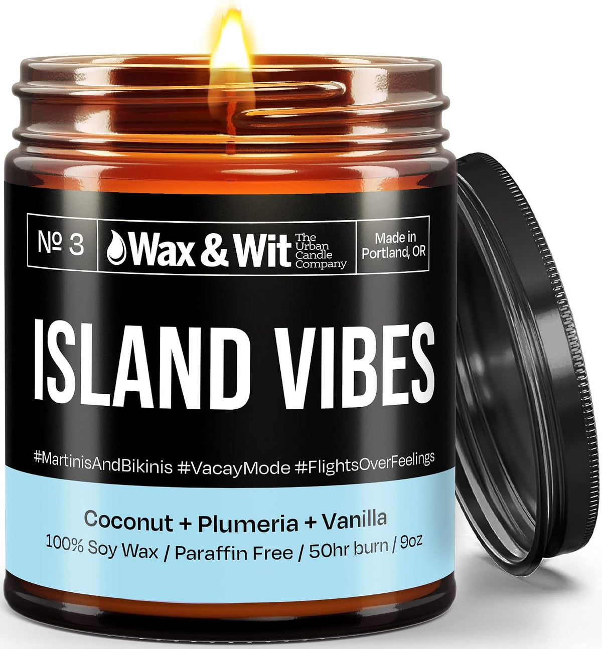 Wax & Wit Funny Soy Candle Gift for Women - Humorous