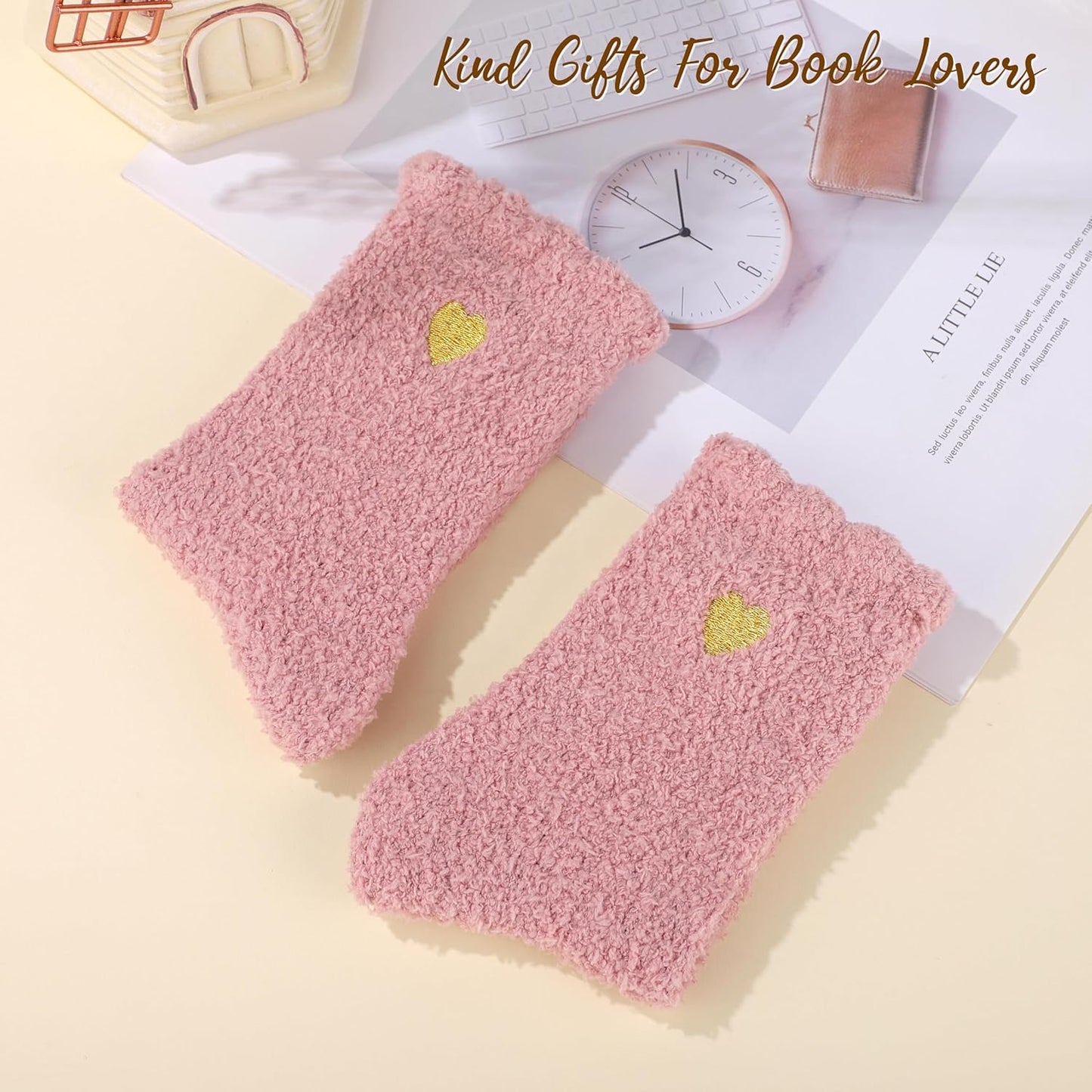 Book Lovers Gifts, Bookish Book Lover Readers Gifts for Women Basket Set of 6