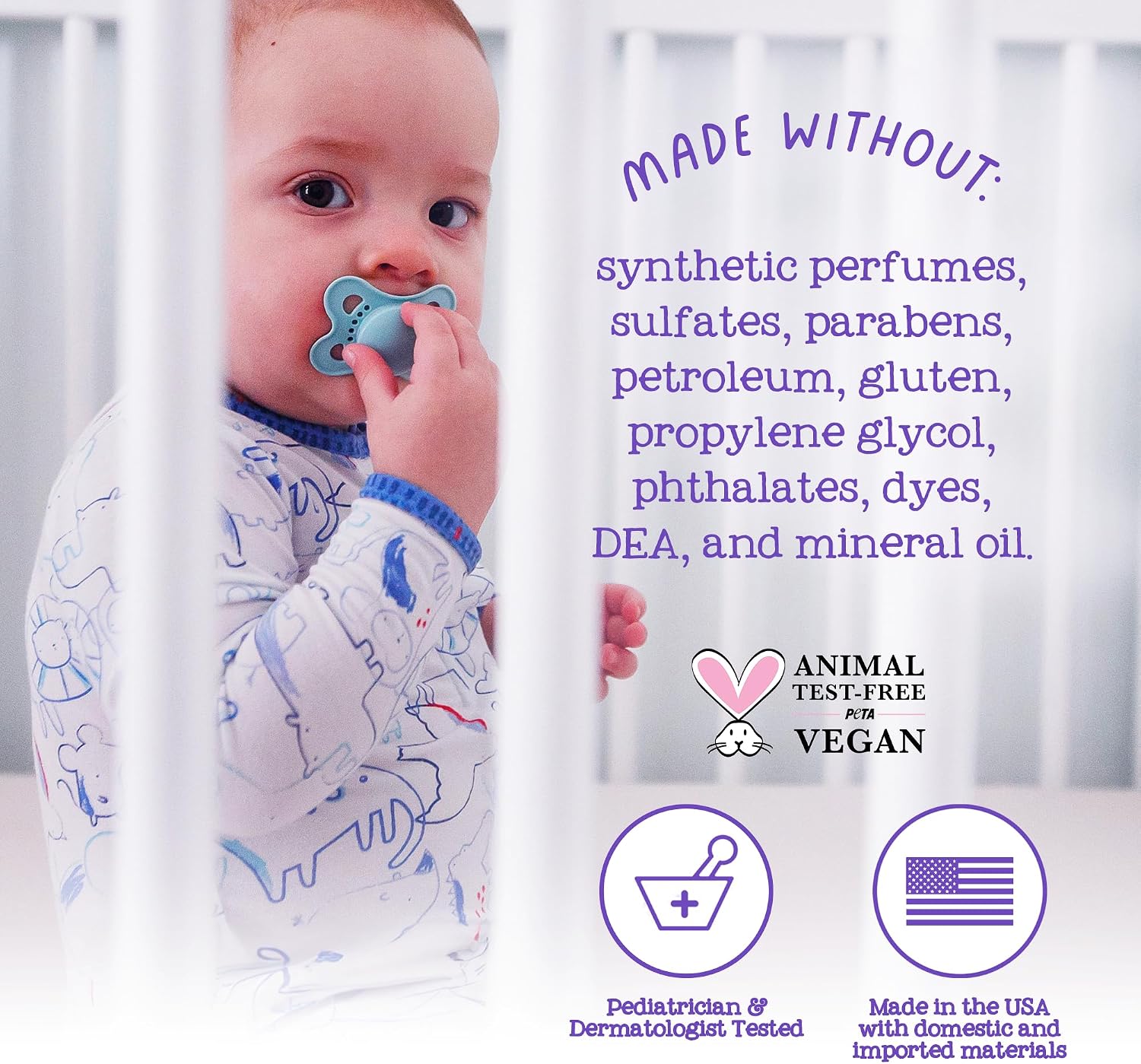 Oilogic Slumber & Sleep Bath Baby Essentials Gift Set - Includes All Over Wash, Calming Cream, Sleep Spray & Roll-On Essential Oils - Pediatrician-Tested Sleep, Comfort & Wellness Blends for Babies