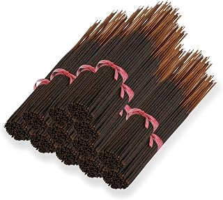 Natural Incense Sticks - 85-100 Stick Bulk Pack - Hand Dipped, 60 Minute Burn, 11 Inches Long (Vanilla)