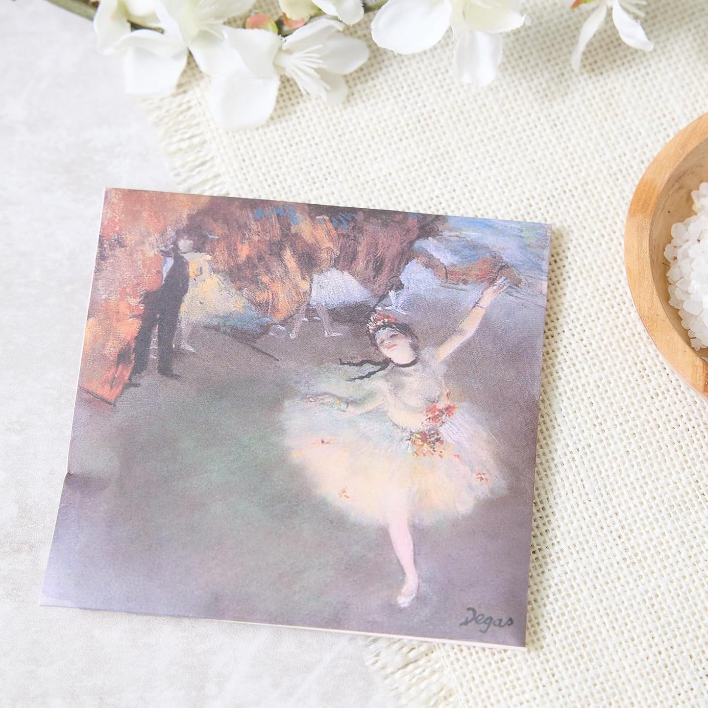 Le Blanc French Air Freshener Sachet Set, Eliminate Odors - Drawers, Closets, Linens, Luggage and Gifts, Degas Dancer/Cotton