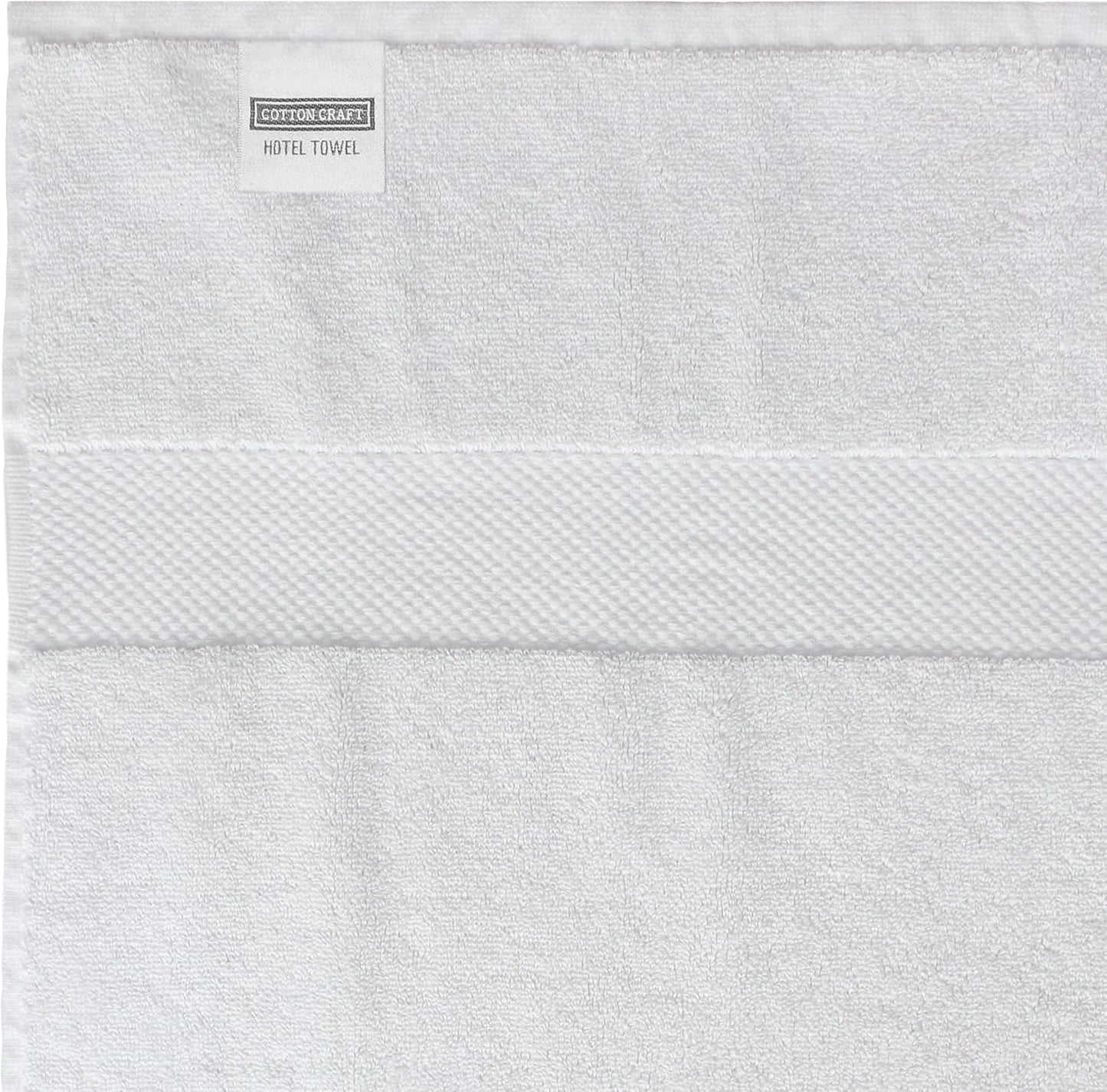 COTTON CRAFT Hotel Spa Luxury Bath Sheet - 2 Pack - Oversized Extra Large 40 x 80 - Heavyweight 700 GSM 2 Ply Ringspun Cotton - Soft Absorbent Everyday Use Home Bath Easy Care Towel Set - White