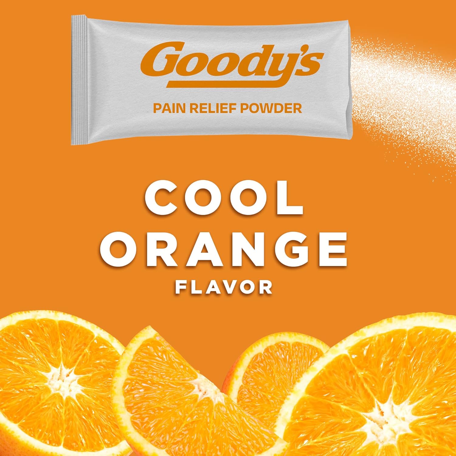 Goody's Extra Strength Headache Powder, Cool Orange Flavor Dissolve Packs, 24 Individual Packets (2 Pack)