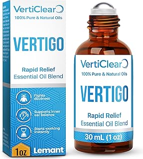 VertiClear Relief Roller (1 oz) | Essential Oils for Inner Balance & Motion Comfort | Supports Dizziness, Lightheaded Feelings & Nausea Sensations | Travel Roll-On | 1 oz (30 mL)