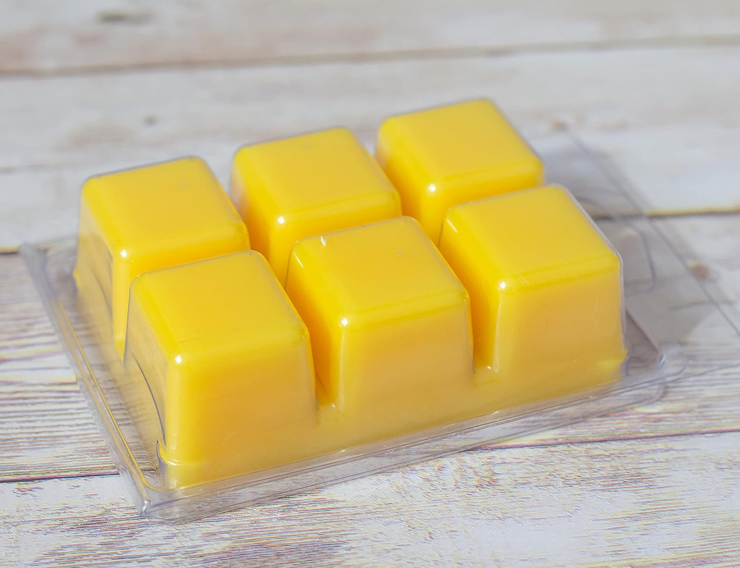 Summer Day Coconut Wax Melts – Honeysuckle Jasmine & Lemon Blend, 3 oz Clamshell with 6 Cubes, Long Lasting Floral Citrus Scent