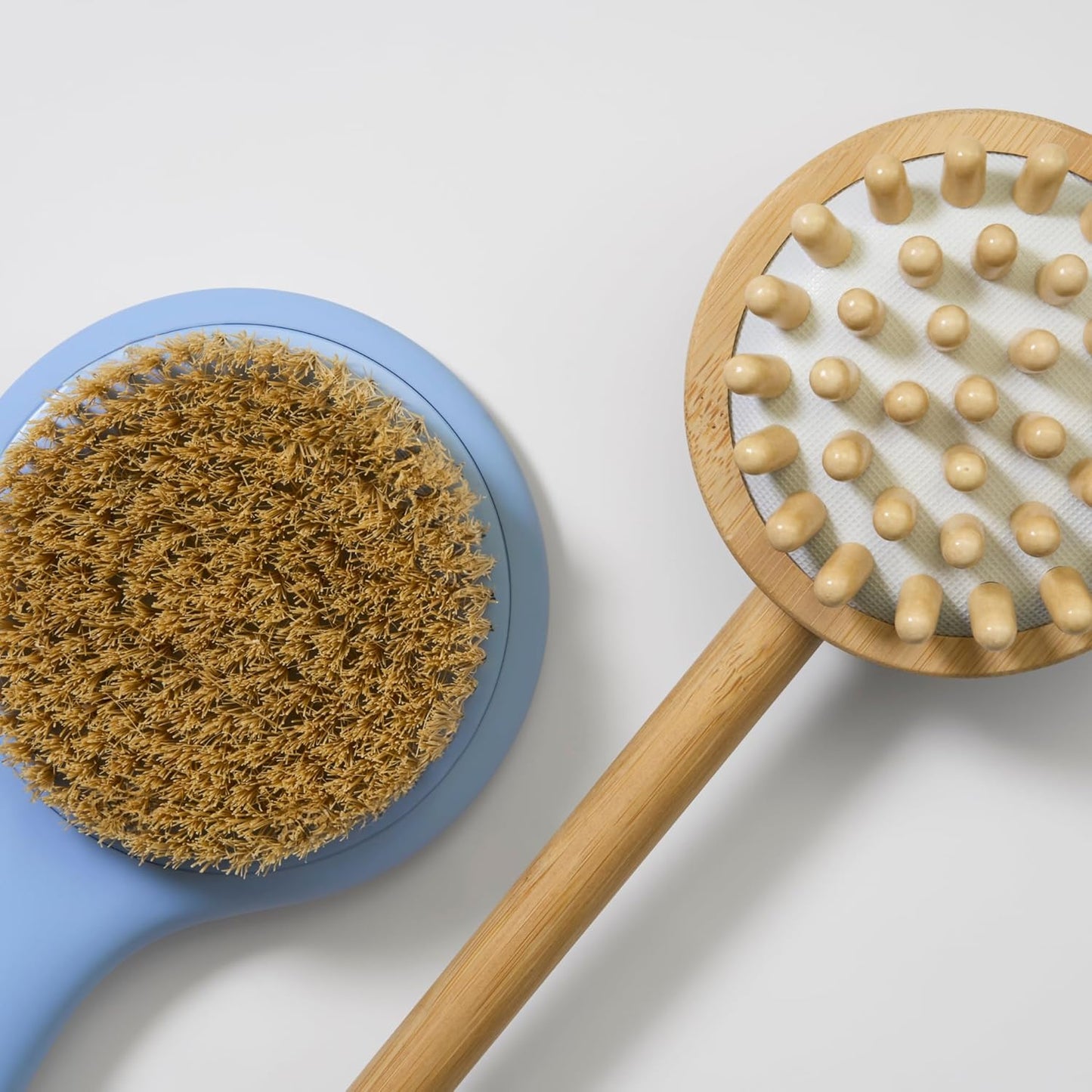 Bliss Soft Touch Back & Body Dry Brush, Non-Slip Grip to Gently Exfoliate Dry Skin and Promote Firmer Skin