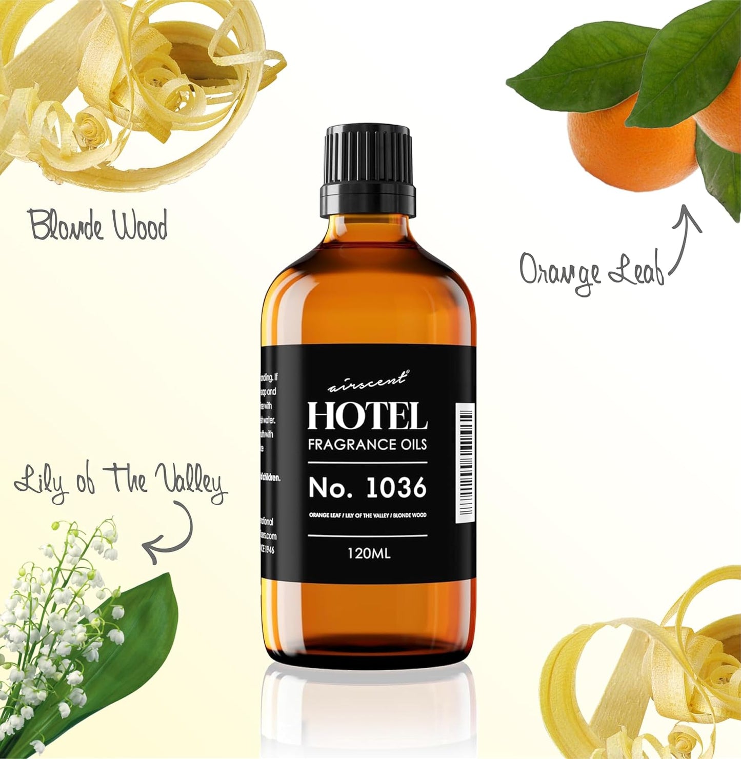 AirScent Hotel Diffuser Oil No. 1036 Inspired by The Las Vegas Venetian-Inspired Hotel Scent - 500 mL, 16.9 fl oz Bottle - Fragrance Oil for Ultrasonic and Waterless Diffusers and Crafting