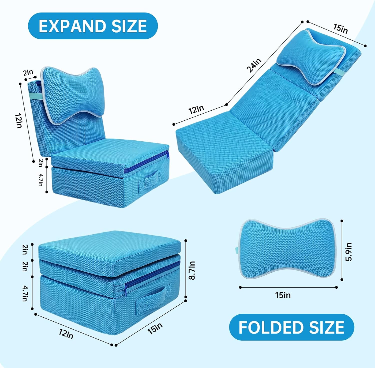 Hot Tub Booster Seat for Adults, Thickened Bathtub Cushion with Backrest and Removable Bath Pillow, 3D Air Mesh Hot Tub Seat Accssories, Full Body Support for Back Pain Relief, Relaxing Spa