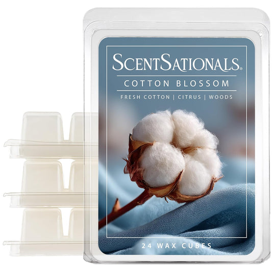 Scentsationals Cotton Blossom Scented Wax Melts - Fresh Cotton