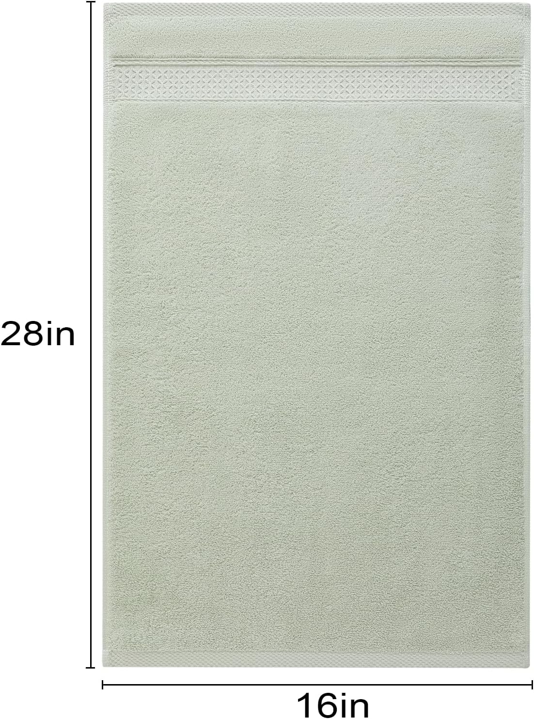 6 Pack Hand Towel Set, 16 by 28 inches, 100% Cotton Ultra Soft and Highly Absorbent, Quick Drying, for Hotels, Spa, Bathroom