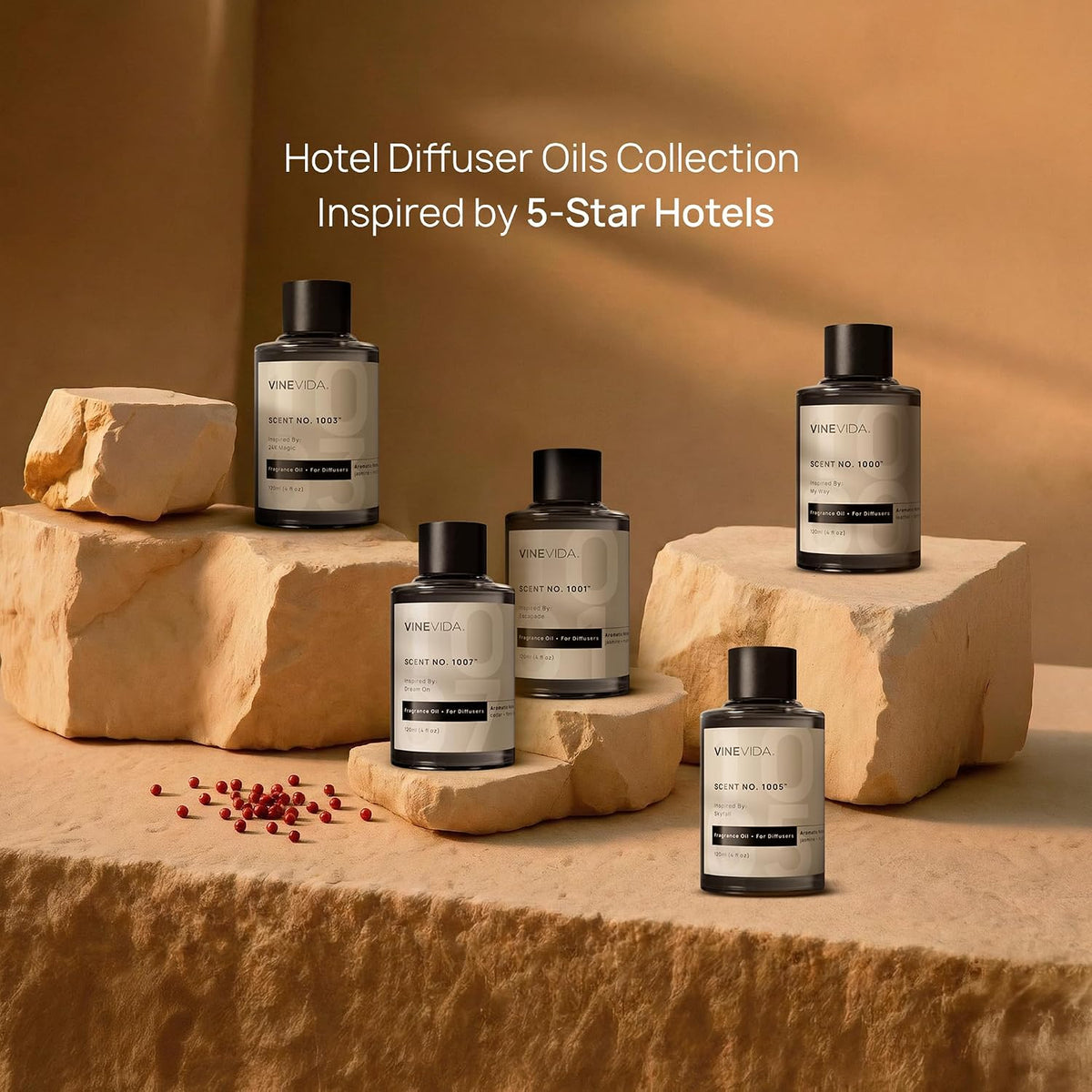 VINEVIDA (4oz) Hotel Diffuser Oil - Home Luxury Scents