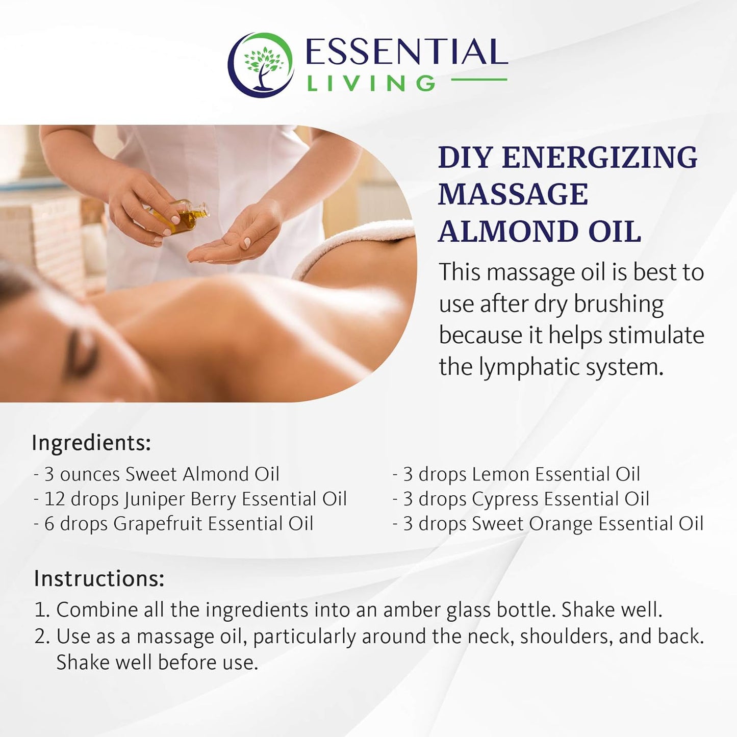 Essential Living: Sweet Almond Oil - Pure Carrier Oil for All-Natural Skin Care, Moisturizer, Makeup Remover, Oil Cleansing and More - 16OZ - Cold Pressed - No Hexane - Made in the USA
