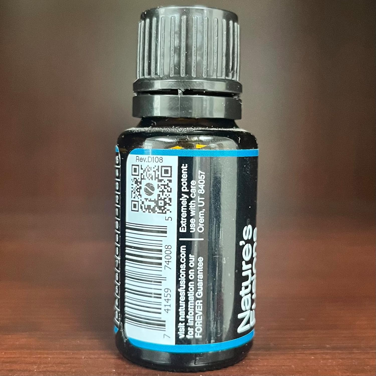 Nature’s Fusions MigraEase Pure Essential Oil Blend (15ml) - Peppermint, Lavender, Ginger, Roman & German Chamomile, Blue Tansy, and Helichrysum