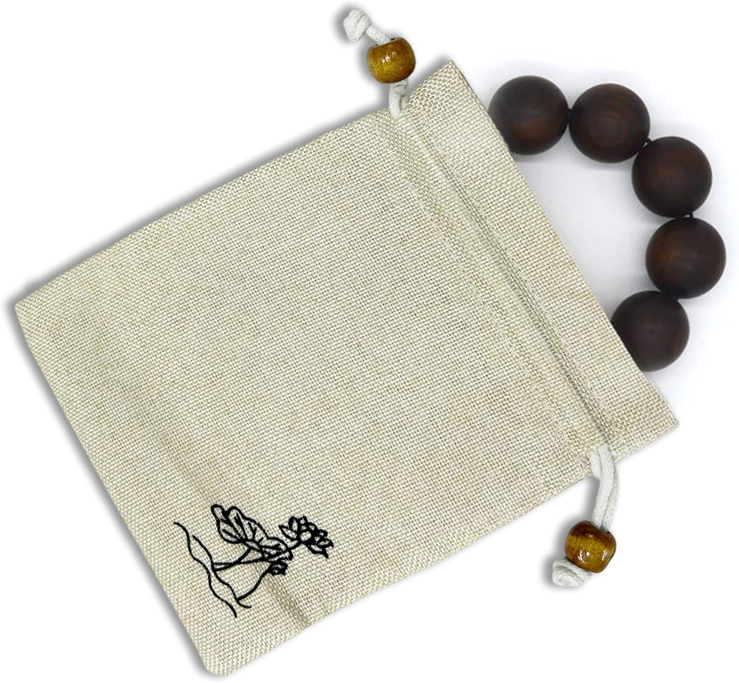 Drawstring Burlap Gift Bags Empty Sachet Bags for Lavender, Soft Breathable Washable Pouches, Storage Bags for Organizing. (Beige-50, 3.94 * 5.51 inch)