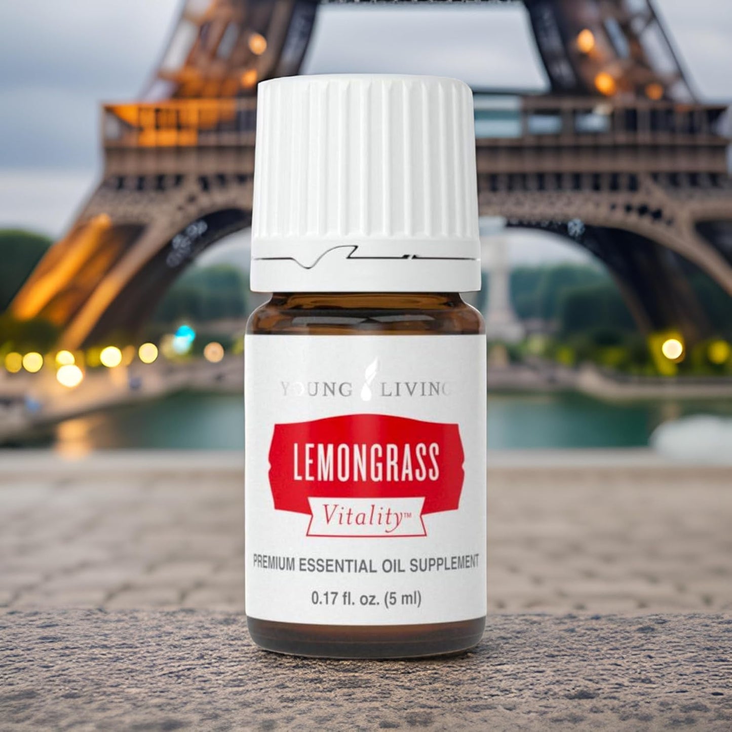 Young Living - Lemongrass Vitality 5 ml | Culinary & Beverage Flavoring Essential Oil | Digestive Support | Natural Cleansing Properties | Citrusy Flavor for Foods