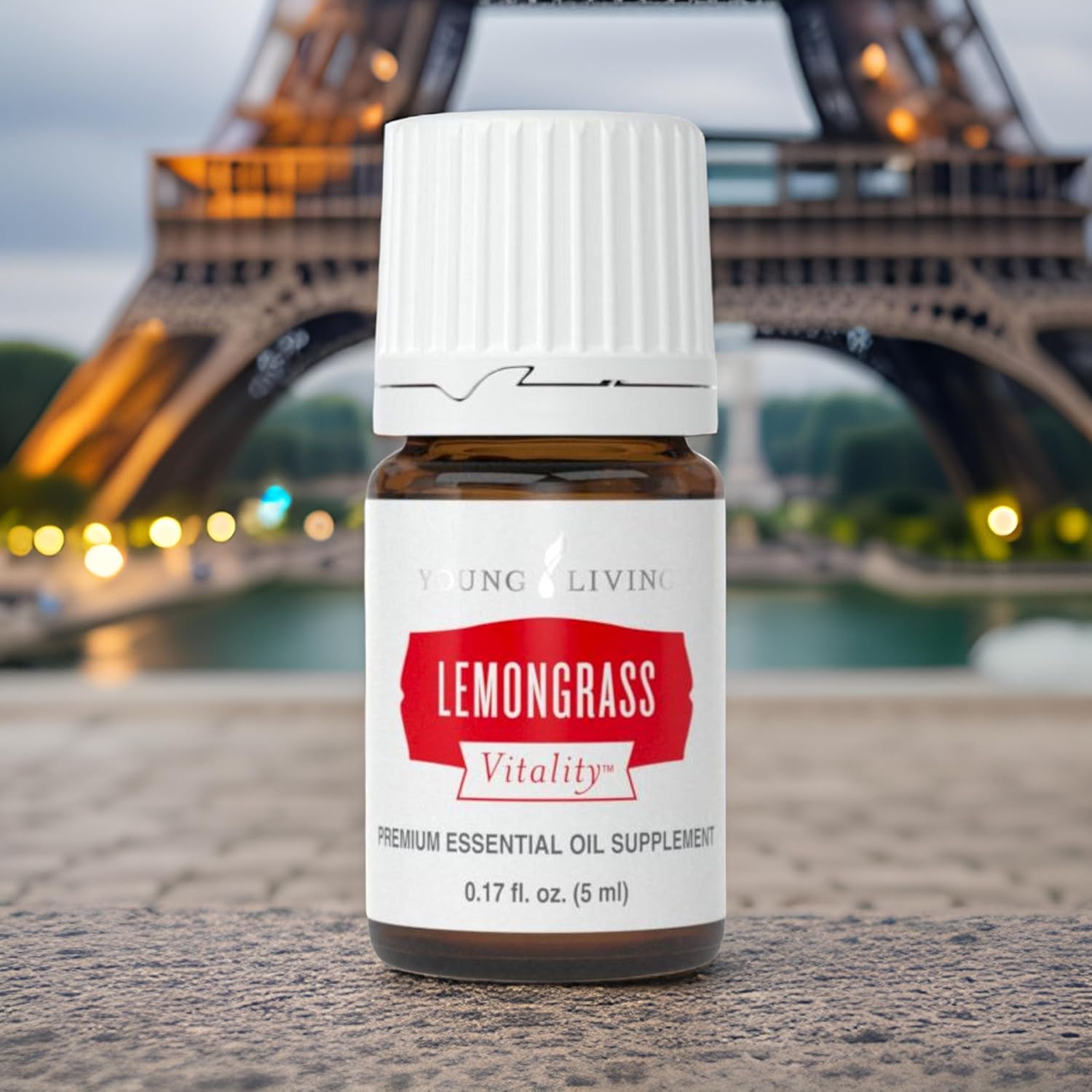 Young Living - Lemongrass Vitality 5 ml | Culinary & Beverage Flavoring Essential Oil | Digestive Support | Natural Cleansing Properties | Citrusy Flavor for Foods