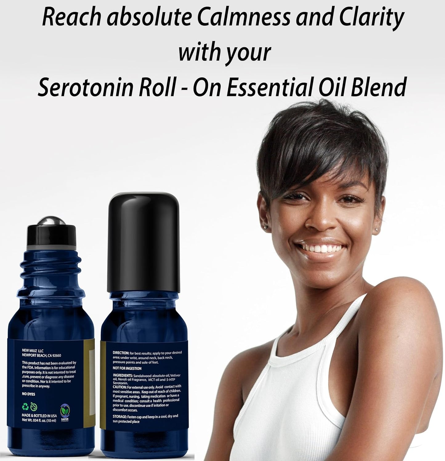 Roll-On Essential Oil Calming Blends Pack of 2