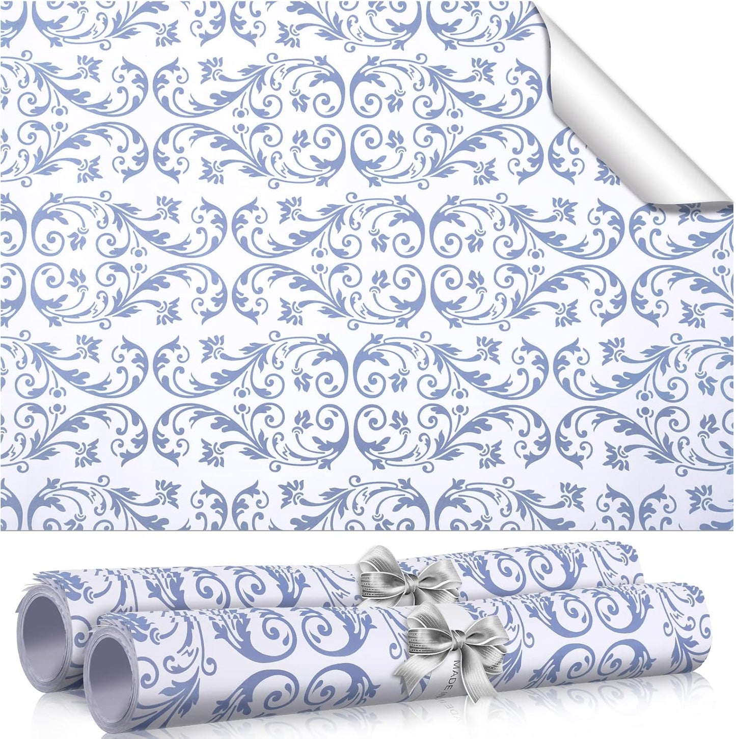 Geelin 24 Sheets Scented Drawer Liners for Dresser Non Adhesive Drawer Paper Sheets Fragrant Paper Liner for Shelf Closet Dresser Home Bedroom(Modern Style)