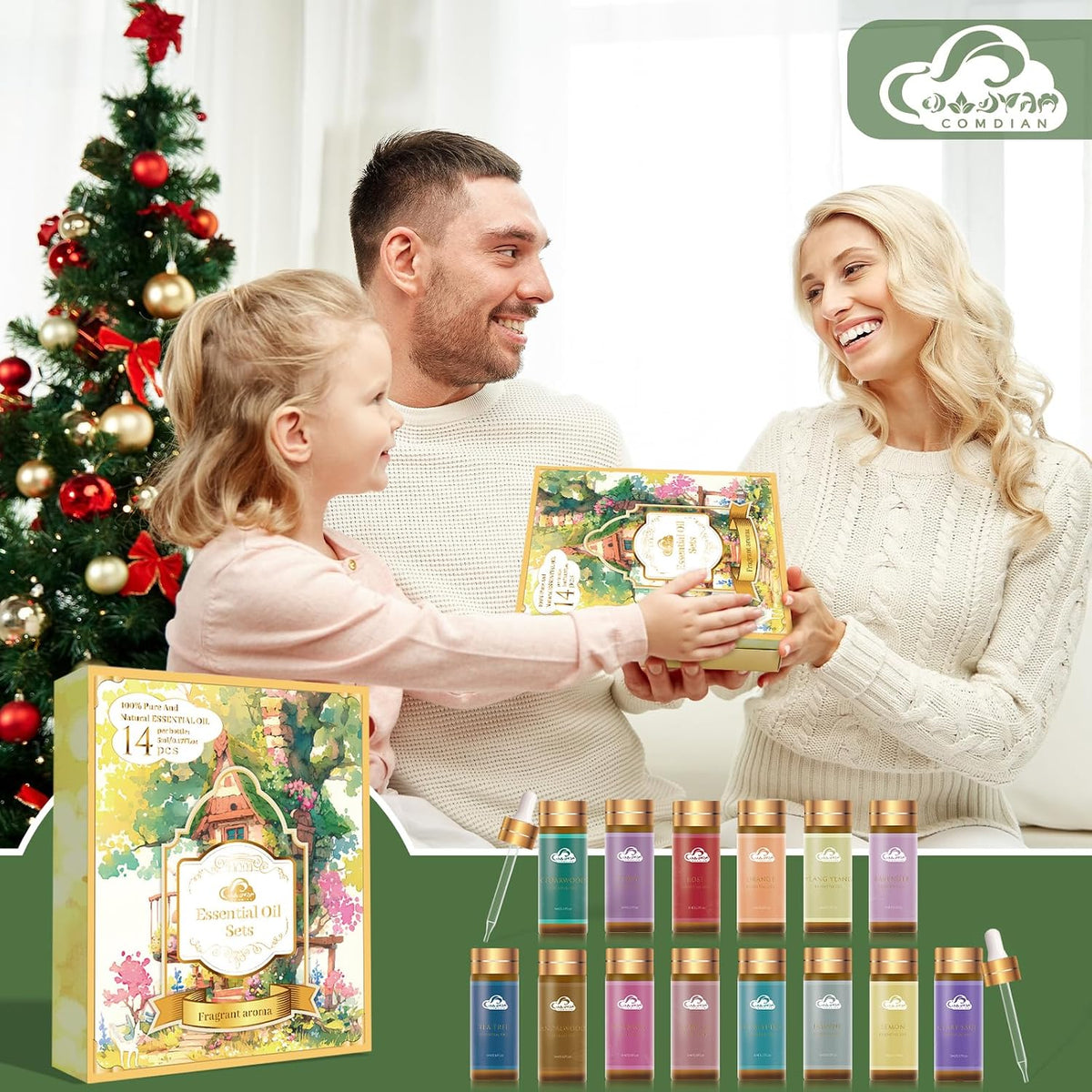 Fragrance Essential Oils Set - 14pcs
