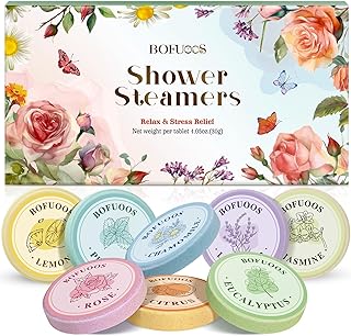 Shower Steamers Aromatherapy – Birthday Gifts for Women Wife Teen Girls Mom, Graduation Gifts, Natural Essential Oils Bath Bombs for Self Care Relaxation Home SPA