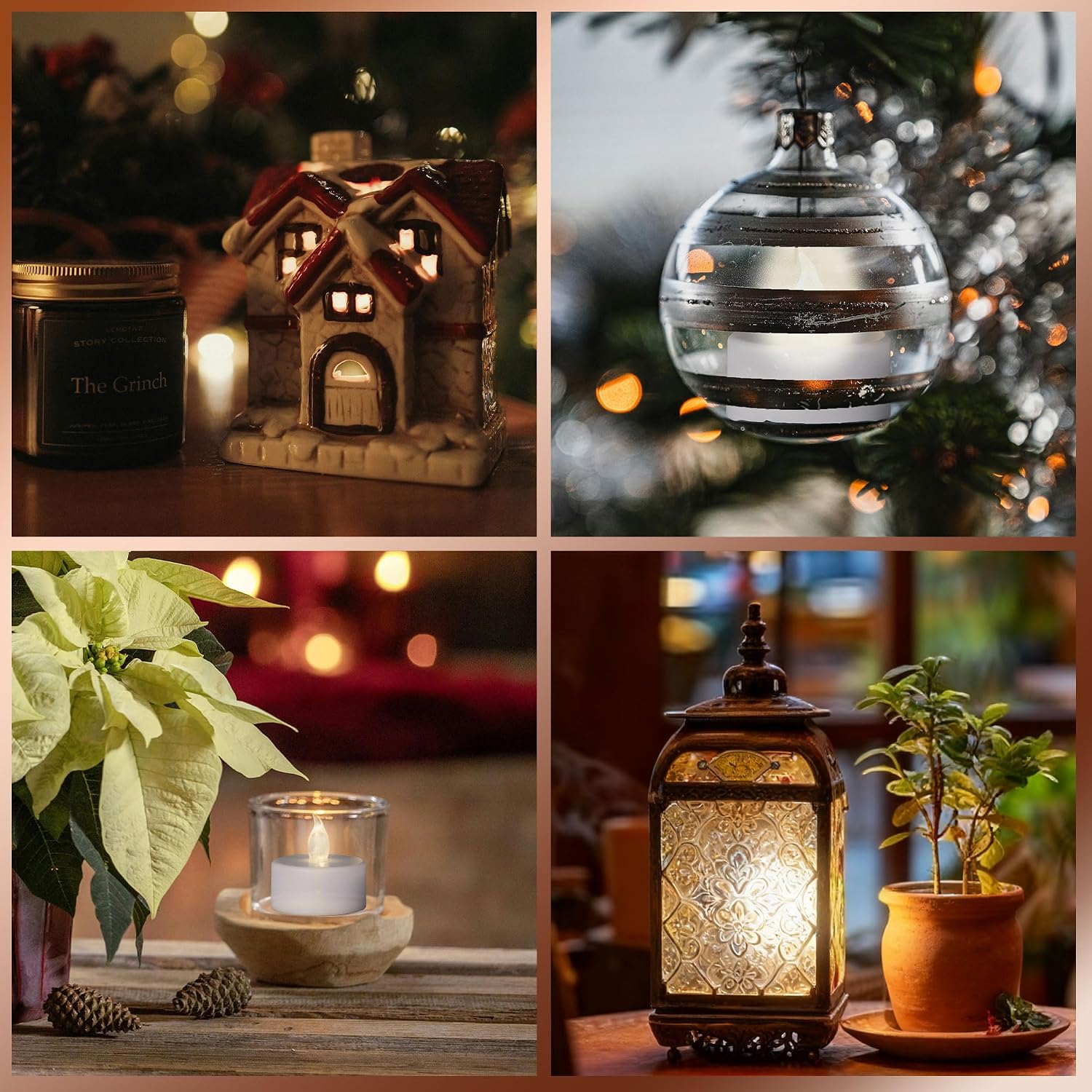 TSLVIC LED Battery Tea Light Candle - 100 Pack Flameless Candles Realistic and Bright Flickering Tealight Long Lasting 200 Hours for Holiday Celebration, Party, Home Decoration Warm White