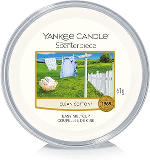 Yankee Candle Scenterpiece Easy MeltCup, Clean Cotton, for Electric Warmers
