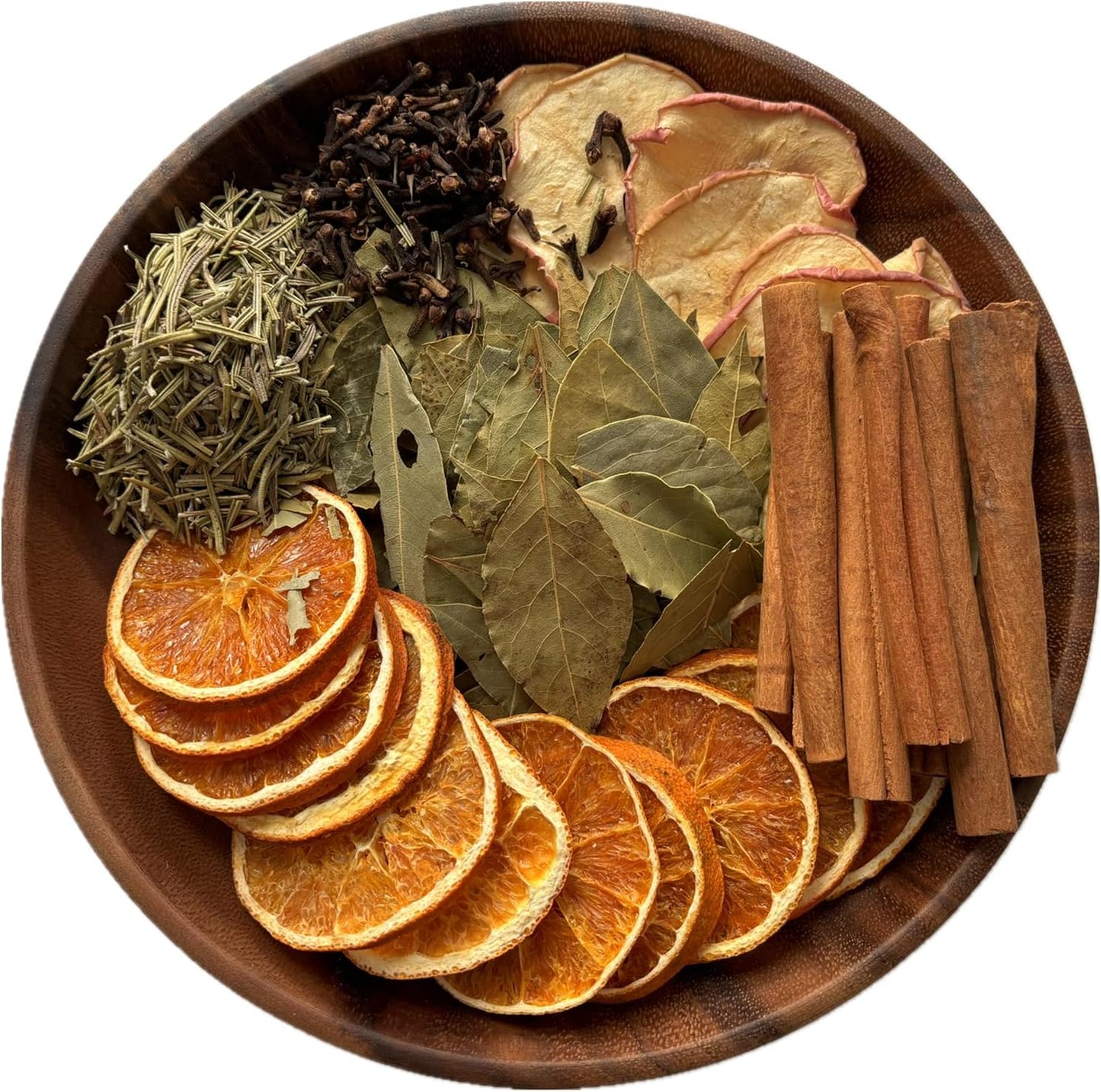 Christmas Simmering Potpourri- Apple, Orange, Clove, Cinnamon, Rosemary & Bay Leaf, Fall Scents Fragrance Stovetop Potpourri, Perfect Christmas Blend House Warming Hostess Gift (Abundance)