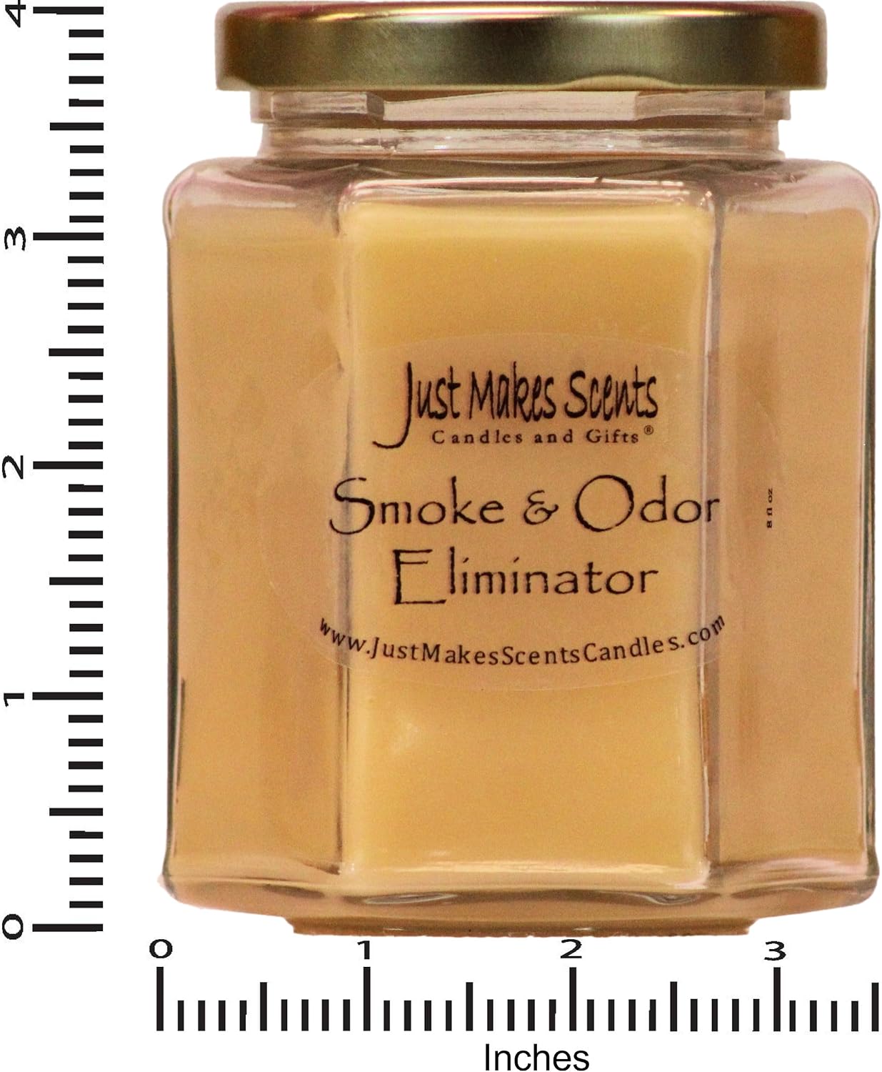 Smoke and Odor Eliminator Candle - Odor Eliminating Scented Candles for Home - Neutralizes Cigarette, Food, and Pet Smells | Natural Soy Wax Candle, Hand Poured in The USA