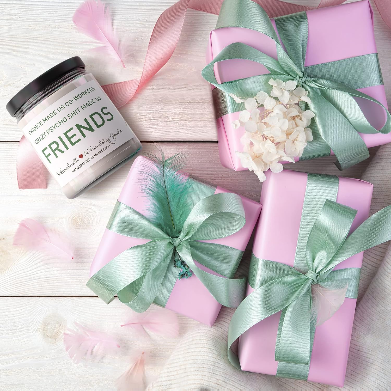 Candles for Coworkers - Funny Gift for Coworker - Hand Poured in The USA - 9 oz - Cute Christmas Friendship Gifts Ideas