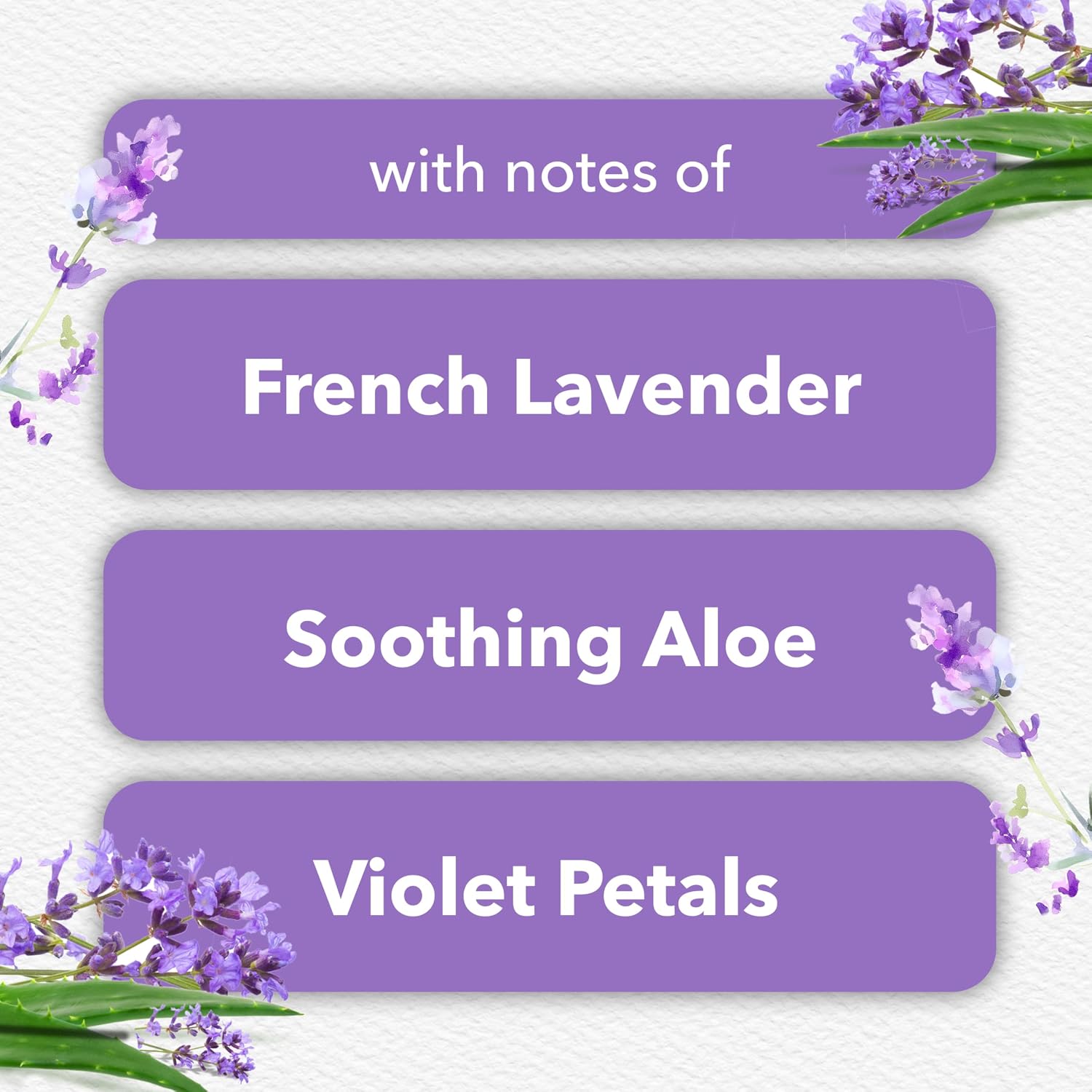 Glade PlugIns Refills Air Freshener Starter Kit, Scented and Essential Oils for Home and Bathroom, Tranquil Lavender & Aloe, 4.02 Fl Oz, 2 Warmers + 6 Refills