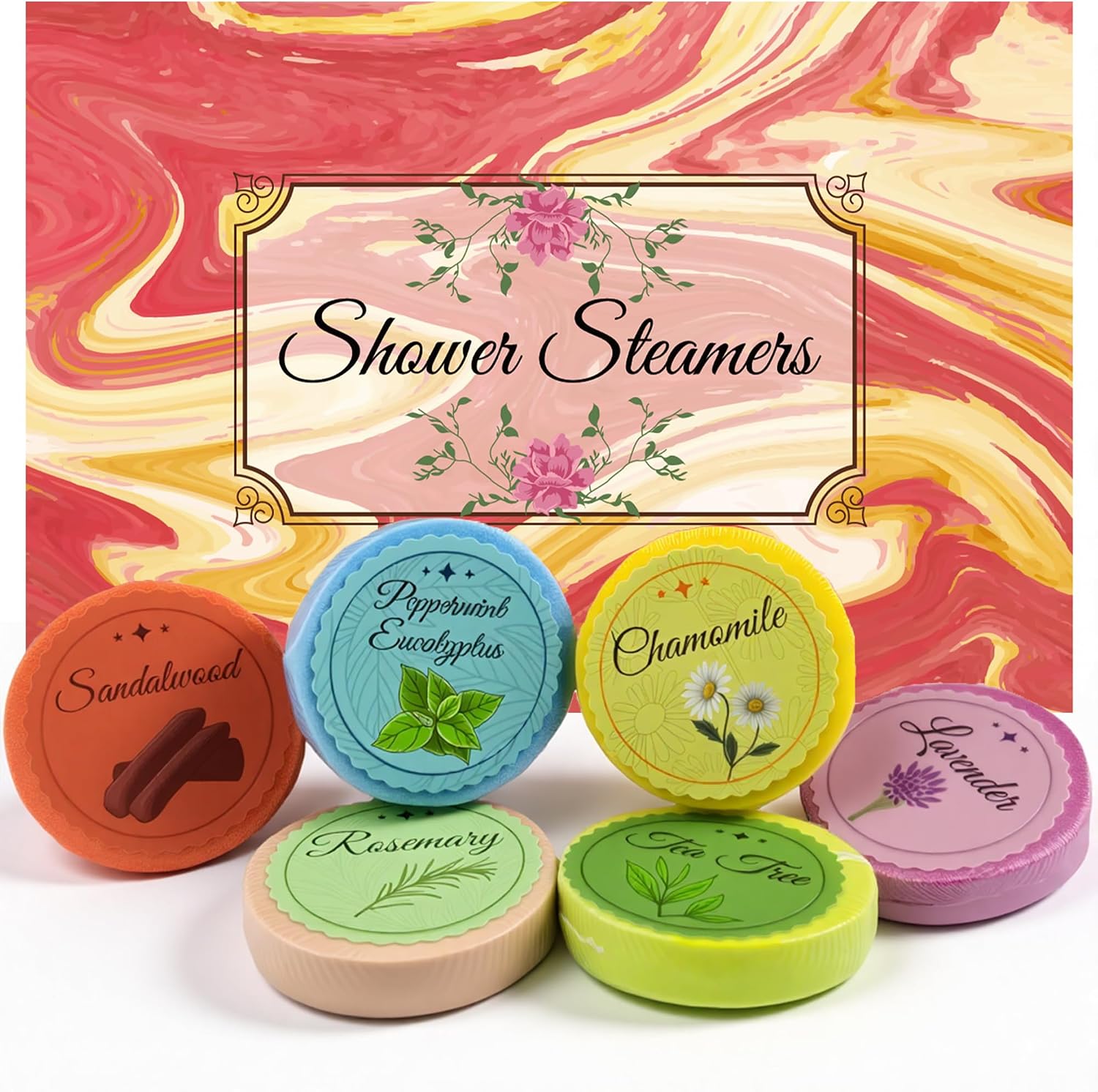 Travel Essentials - Shower Steamers Aromatherapy - Teacher Gifts for Women Men Wife - Birthday Gift for Mom Girls | Self Care Relaxation Essential - Stocking Stuffers for Teen Girls