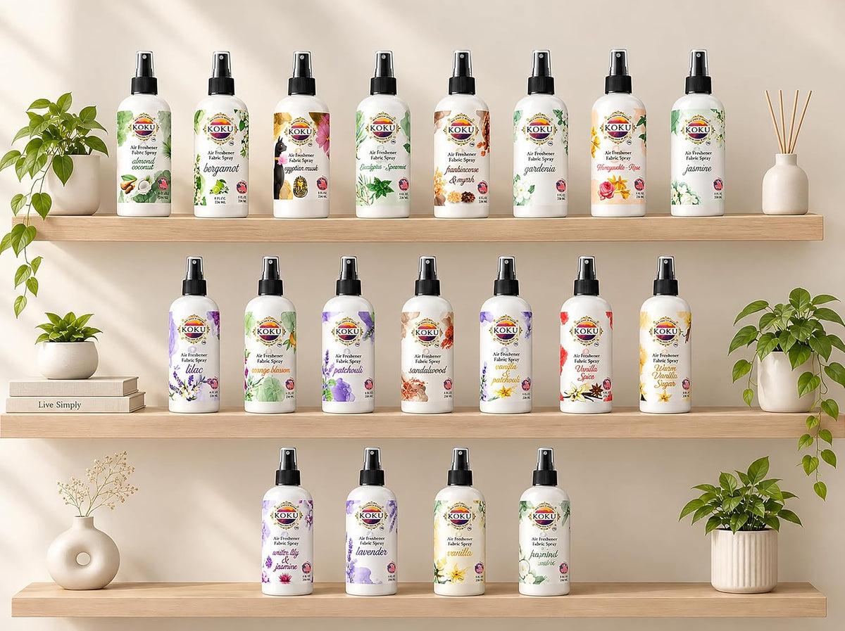 Jasmine Air Freshener, Room Spray, Odor Eliminator, Deodorizer, Car Air Freshener, Home Spray, Linen Spray, Fabric Refresher, Made in USA, 4 Oz