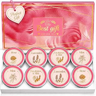 Shower Steamers Aromatherapy, Birthday Pink Gift for Women Grandma Mom Wife Sister from Son Daughter, Shower Bombs Natural Essential Oil Self Care Relaxation