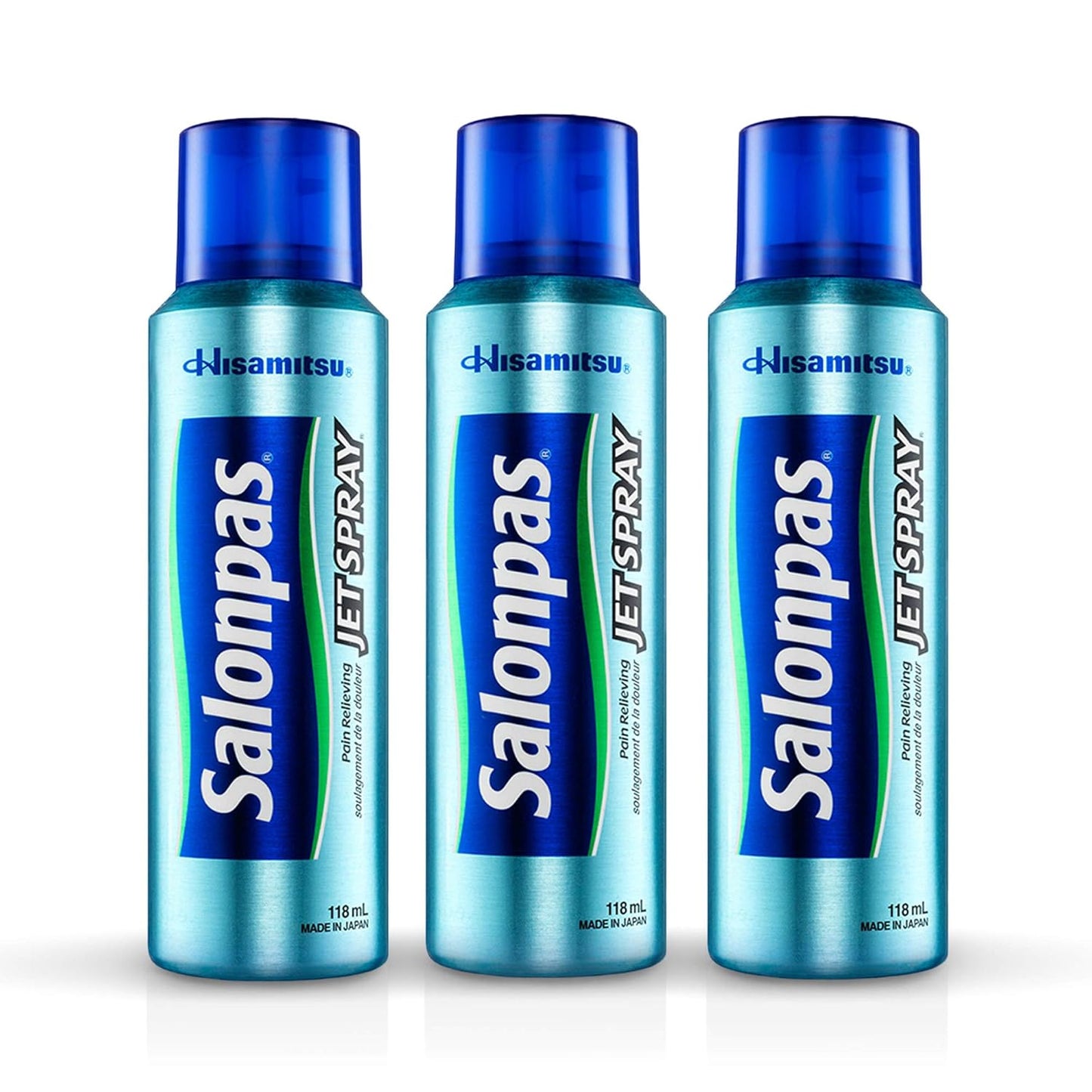 Salonpas Pain Relieving Jet Spray - 4 Oz (Pack of 3)