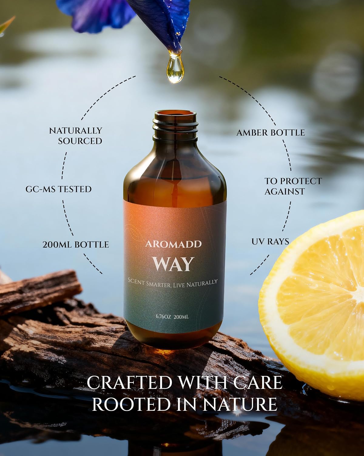 AROMADD Way Diffuser Oil Inspired by Luxury Hotel Scent 6.76 Fl Oz (200ml), Premium Fragrance Oil for Aroma & Waterless Diffusers, Long-Lasting Home Fragrance