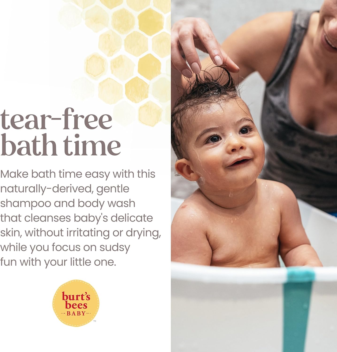 Burt's Bees Baby Bubble Bath, Original Scent, Tear Free Baby Wash for Delicate Skin, 98% Natural Origin, 12 Fl Oz (Pack of 3)