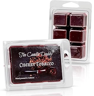 Cherry Tobacco Pipe Scented Melt - 1 Pack - 2 Ounces- 6 Cubes - Poured in the USA